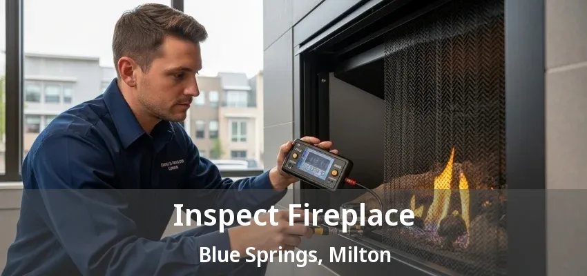 Inspect Fireplace Blue Springs, Milton - ON