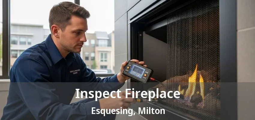 Inspect Fireplace Esquesing, Milton - ON