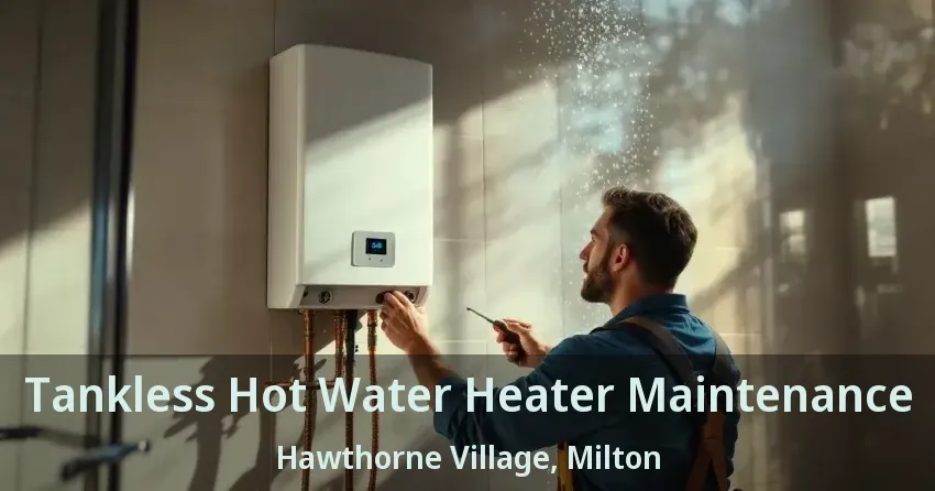Tankless Hot Water Heater Maintenance Hawthorne Village, Milton - ON